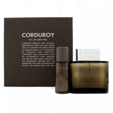 Zirh International Corduroy Coffret : Eau De Toilette Spray 125ml/4.2oz + Roll-on After Shave Balm 50ml/1.7oz 2pcs