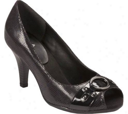 A2 From Aerosoles Benelux (women's) - Black Lizard Print