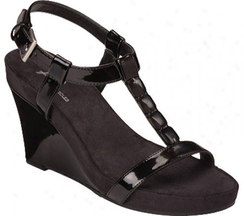 A2 By Aerosoles Rose Plush (women's) - Black Patent