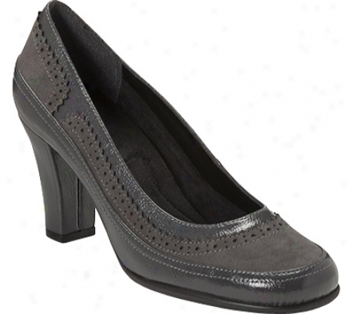 A2 By Aerosoles Social Role (women's) - Dark Grey Combo