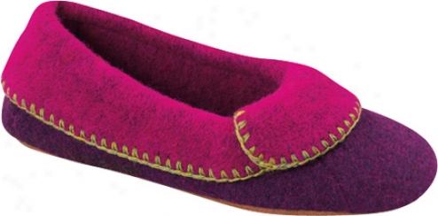 Acorn Cloudia (women's) - Plum/pink Wool