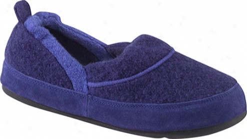 Acorn Emma Moc (women's) - Blueberry Wool