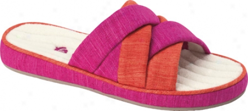 Acorn Stella Slide (women's) - Fuchsia/coral Silk