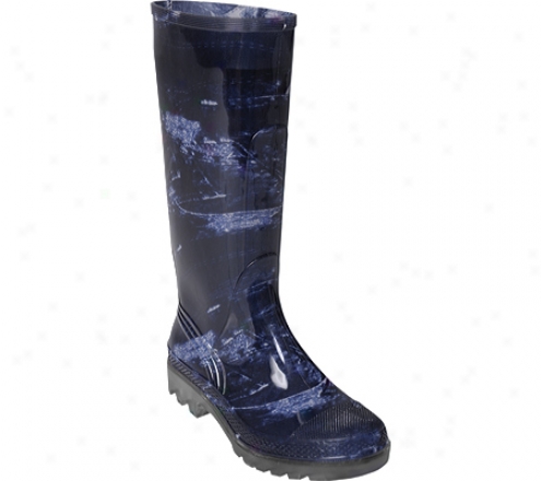 Adi Designs Marble Rainboot (women's) - Indigo