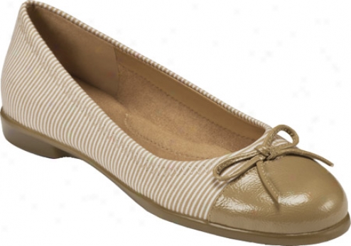 Aerosoles Bectify w(omen's) - Tan Stripe Fabric/patent