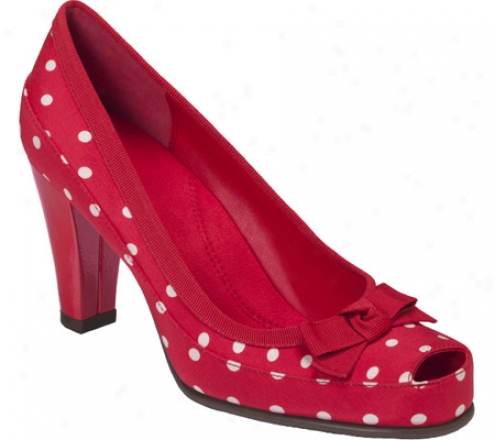 Aerosoles Benefit (women's) - Red Polka Dot