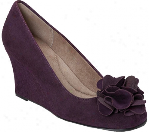 Aerosoles Plumbrella (women's) - Dark Purple Suede