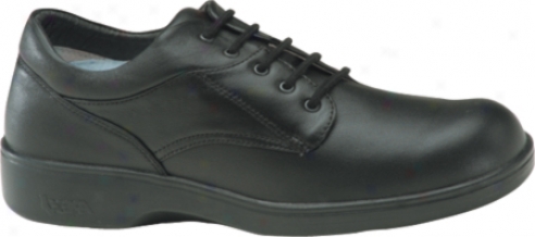 Aetrex Ambular Biomechanical Oxford (women's) - Black Smooth Leather