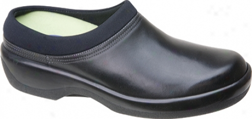 Aetrex Ambulator Biomechanical Clog (women's) - Black Leather