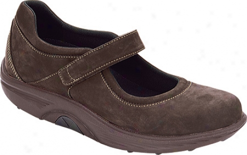 Aetrex Bodyworks Classic Maey Janes (women's) - Dark Brown Nubuck