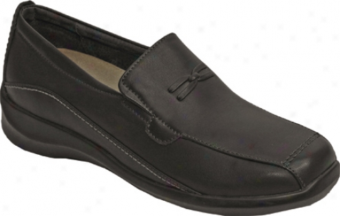 Aetrex Essence Slip On (women's) - Black Leather