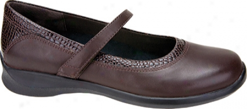 Aetrex Julia (women's) - Broqn Pebbled Leather