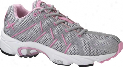 Aetrex Web Messenger (women's) - Silver/pink