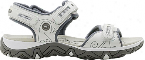 Allrounder Near to Mephisto Lagoona (women's) - White Smooth/grey Mesh