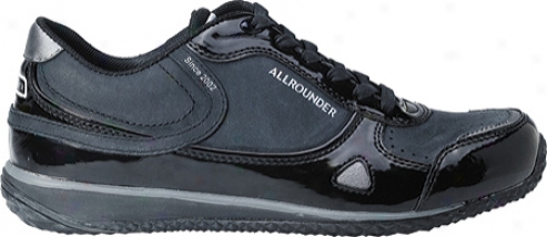 Allrounder By Mephisto Salina (women's) - Black Patent/waxy Full Grain