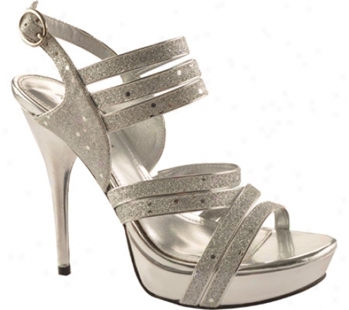 Allure Bridals Pizazz (women's) - Silver Synthetic
