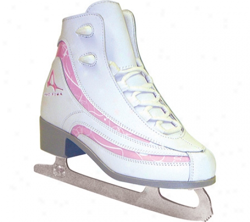 American 516 Softboot Figure Skate (women's) - White/pink