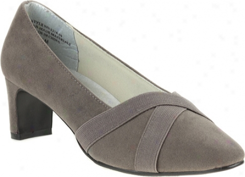 Annie Astor (women's) - Grey Velvet Suede/grey Str3tch