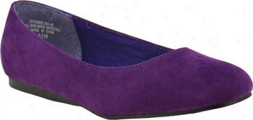 Annie Capri (women's) - Purple Velvet Suede