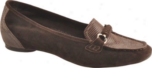 Antia Shoes Beatriz (women's) - Mocha Fine Lizard/kid Suede