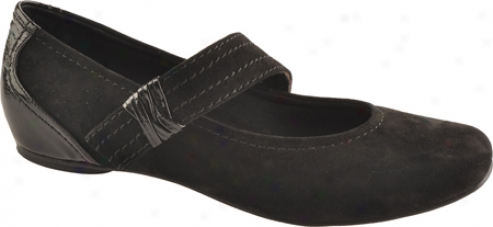 Antia Shoes Bella (women 's) - Black Kid Suede/marble Patent