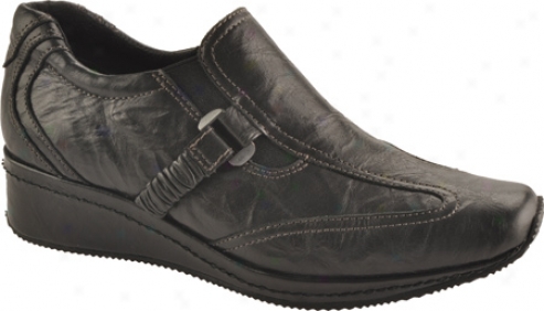 Antia Shoes Gili (women's) - Black Veg Crunch Full Grain Leather/black Gore