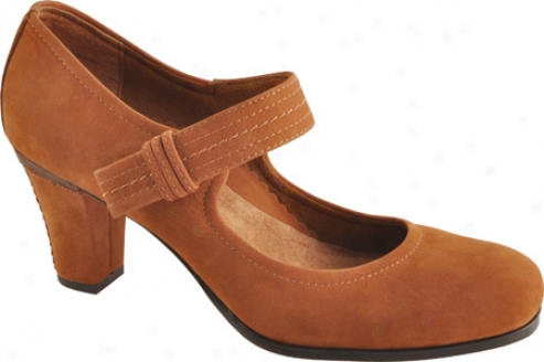 Antia Shoes Maribel (women's) - Cognac Calf Tumbled Nubuck