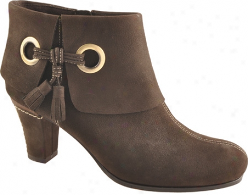 Antia Shoes Marisa (women's) - Mocha Calf Tumbled Nubuck