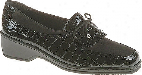 Ara 41121 (women's) - Black Croco Nubuck