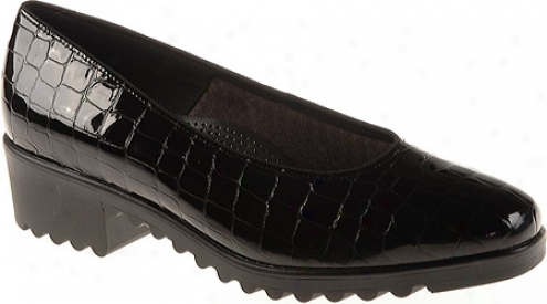 Ara Miley 45057 (women's) - Black Croco Patent