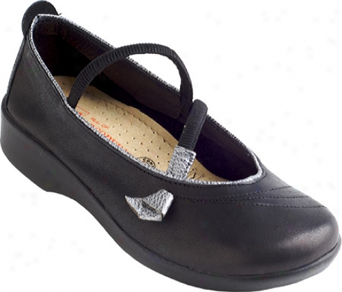 Arcopedico Vitoria (women's) - Black/pewter Leather