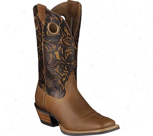 Ariar Crossfire (women's) - Scorched Sand/floral Burst Full Grain Leather