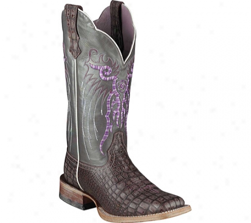 Ariat Mesfeno (women's) - Purple Metallic/silver Streak Full Grain Leather