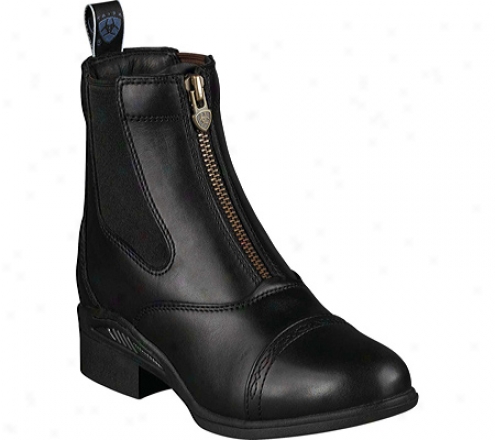 Ariat Quantum Devon Pro (women's) - Black Full Grain Leather