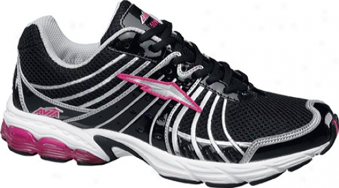 Avia A5014w (women's) - Black/pink/chrome Silver