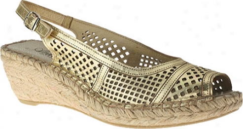 Azura Hampton (women's) - Soft Gold Leather