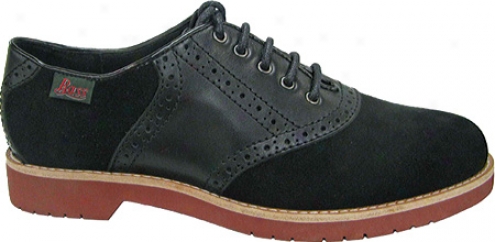 Bass Enfield (women's) - Black Cow Suede/aztec