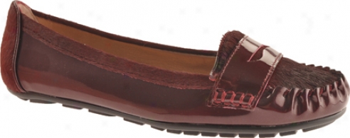 Bcbgeneration Caliana (women's) - Deep Red/rou Brilliant Patent/haircalf