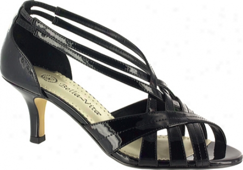 Bella Vita Lattice Ii (women's)  -Black Patent