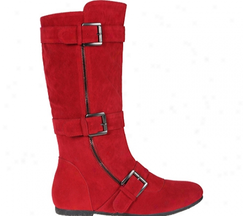 Beston Parker-01 (women's) - Red Suede