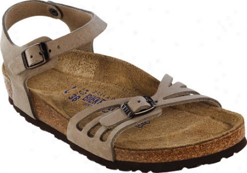 Birkenstock Bali Suede With Soft Footbed (women's) - Taupd Silky Suede
