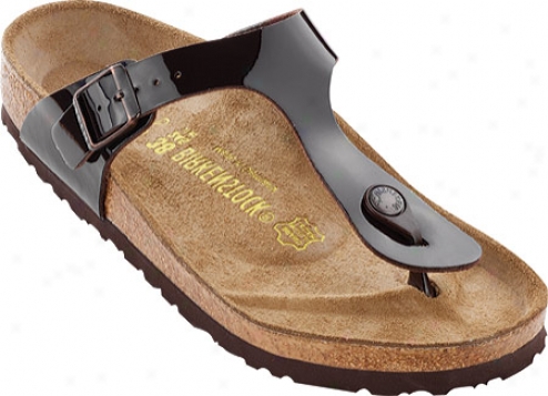 Birkenstock Gizeh Birko-flor (women's) - Chocolate Patent