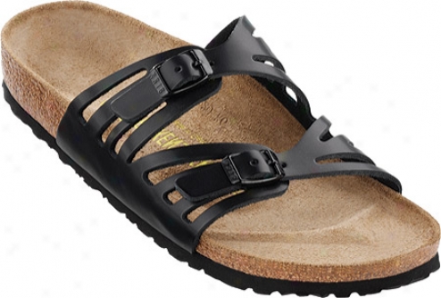 Birkenstock Granada Leather (women's) - Hunter Black