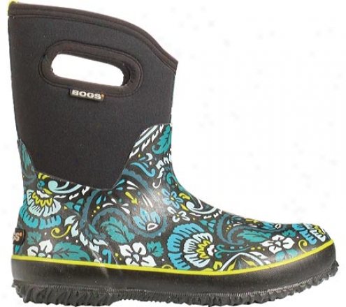 Bogs Classic Mid Tuscany (women's) - Black/blue