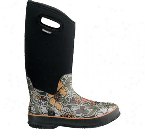 Bogs Classic Tall May Flowers (women's) - Brown