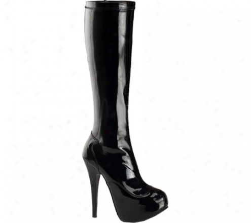 Bordello Teeze 2000 (women's) - Black Stretch Patent