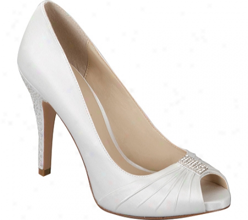 Brianna Leigh Isabella (women's) - White Silk Satin