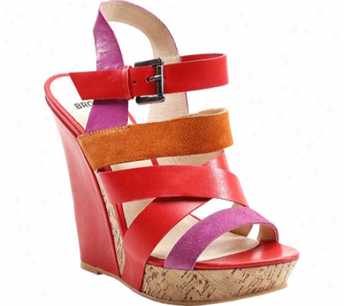 Bronx Smart One (women's) - Fuchsia/lipstick/papaya Multi Vachetta/suede