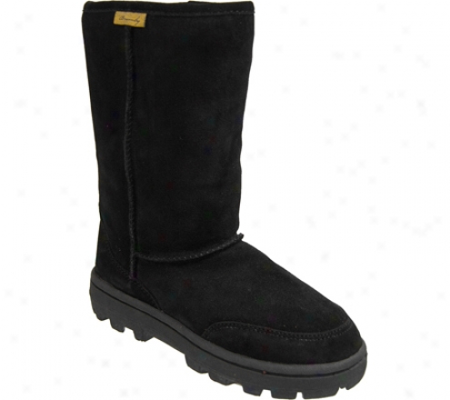 Brumby Australia Shearlimg Sheepskin Lug Sole Boots (women's) - Black