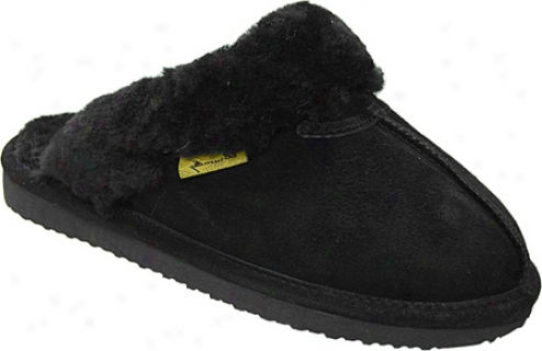 Brumby Australian Backless Sheepskin Slippers (women's) - Black